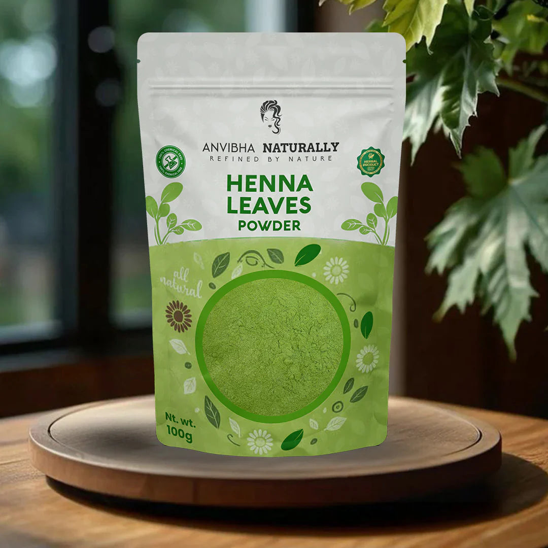 Herbal Henna Powder for Hair & Hands – 100% Natural & Chemical-Free - Anvibha Naturally
