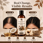 Grow & Glow Hair Oil – Cold Pressed Coconut, Castor & Olive Oil Blend