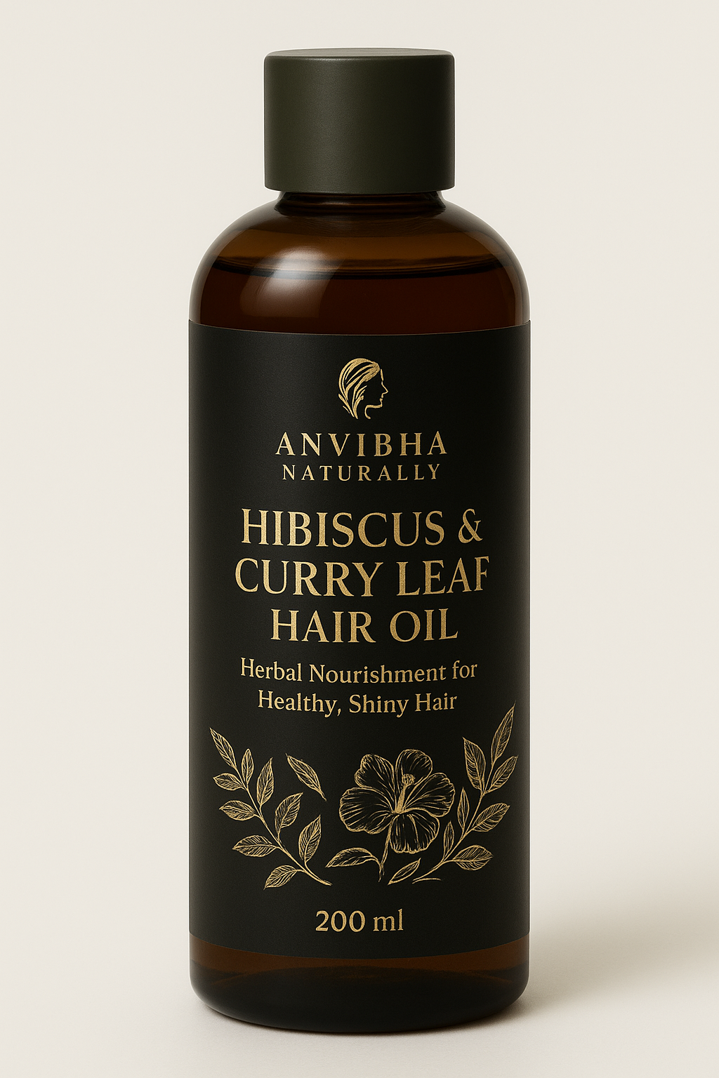 Hibiscus & Curry Leaf Hair Oil 🌿 | Reduces Hair Fall & Boosts Growth