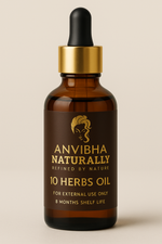 Herbal X10 Scalp Oil - made by pure cold pressed coconut, castor and olive oil