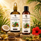 Grow & Glow Hair Oil – Cold Pressed Coconut, Castor & Olive Oil Blend
