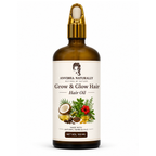 Grow & Glow Hair Oil - made by pure cold pressed coconut, castor and olive oil