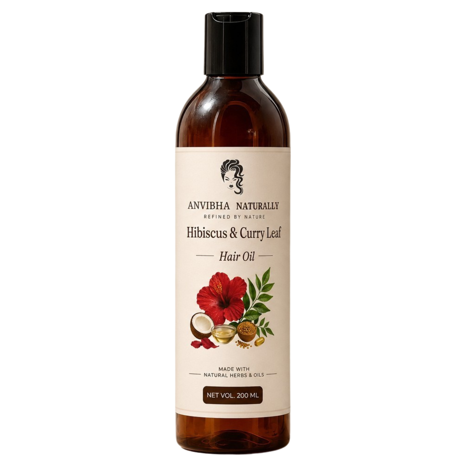 Hibiscus & Curry Leaf Hair Oil