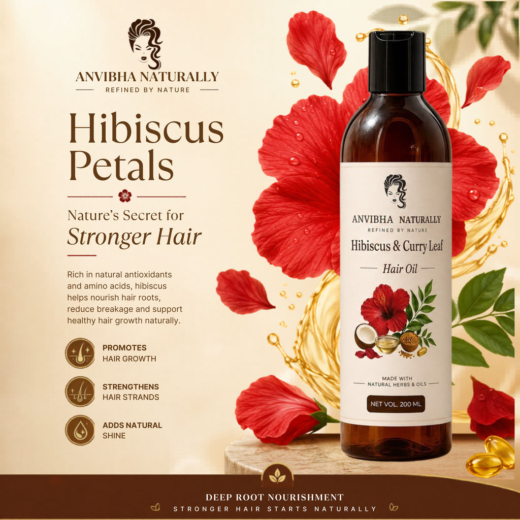 Anvibha Naturally Hibiscus & Curry Leaf Hair Oil