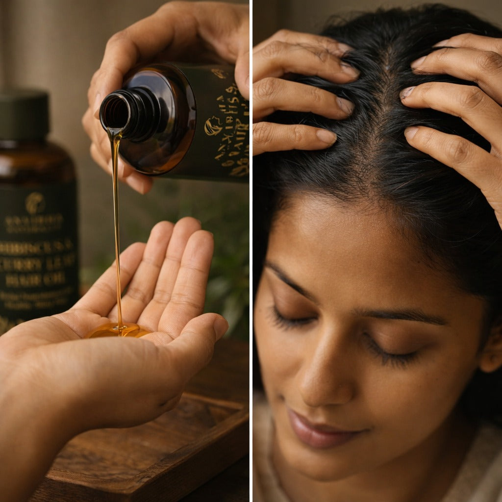 Hibiscus & Curry Leaf Hair Oil