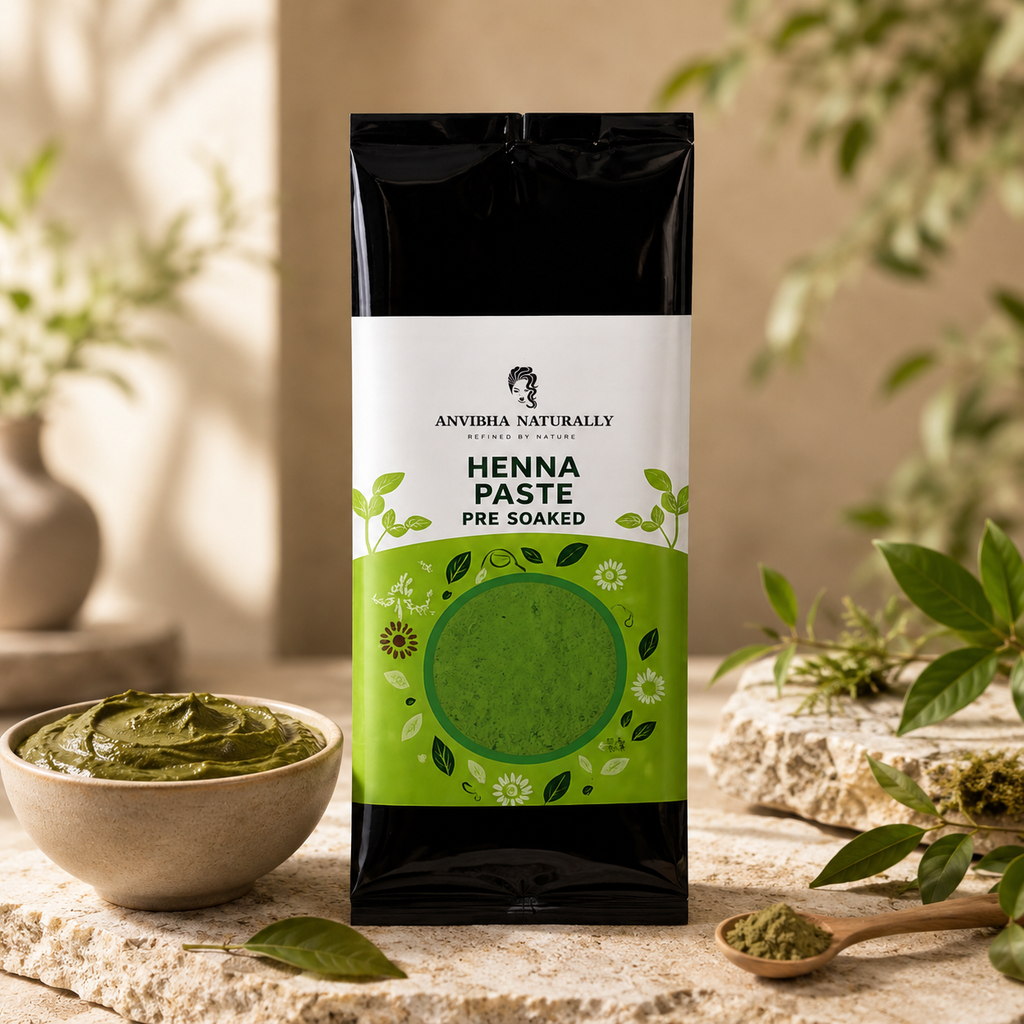 Ready to Apply Henna Paste – Coffee Water Infused Natural Brown Hair Color