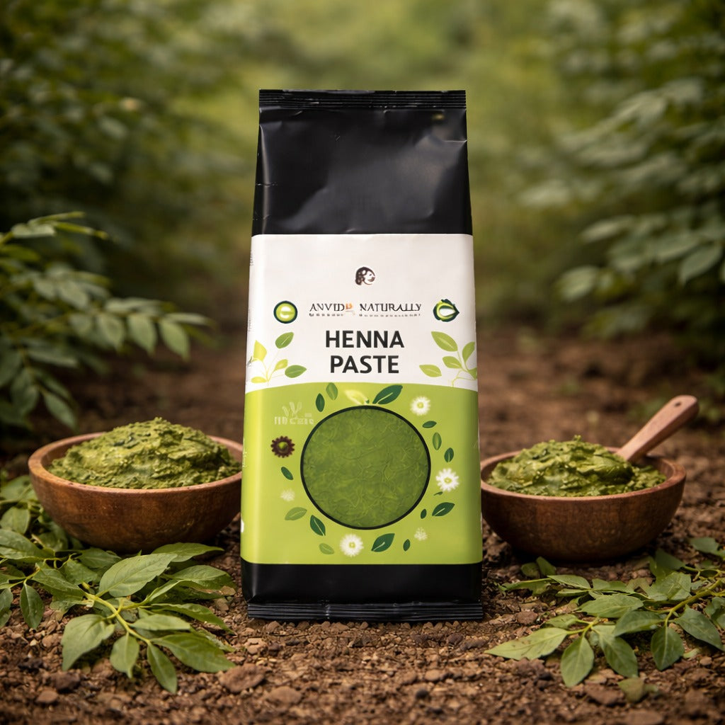 Ready to Apply Fresh Henna Paste - Brown Color