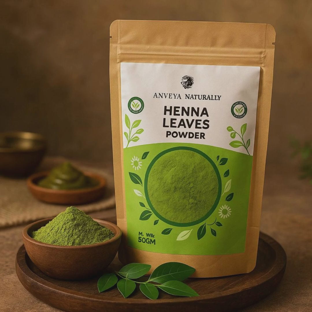Henna Powder 100% Natural Mehendi for Hair Natural Brown Color